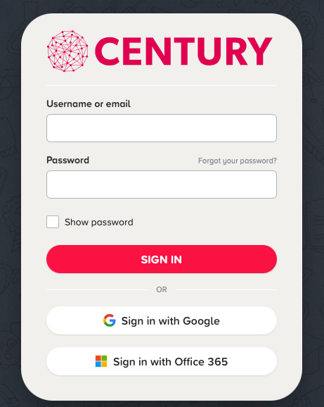 Century Login - Cardinal Langley RC High School